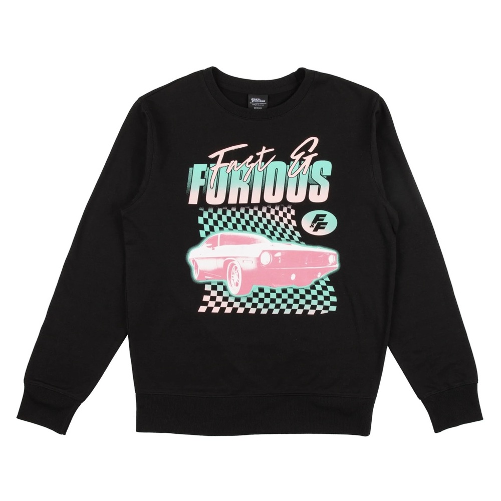Fast & Furious Universal Studios Pullover Sweatshirt Black Mens Size 3X (54-56)
